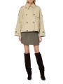 TRENCH COURT SABLE LIEN BAS DOUBLE LAINE TARTAN W1R 379C W11255 60 PAUL SMITH FEMME look