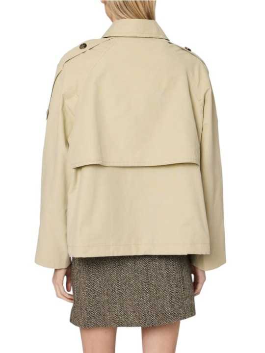 TRENCH COURT SABLE LIEN BAS DOUBLE LAINE TARTAN W1R 379C W11255 60 PAUL SMITH FEMME dos