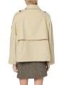 TRENCH COURT SABLE LIEN BAS DOUBLE LAINE TARTAN W1R 379C W11255 60 PAUL SMITH FEMME dos