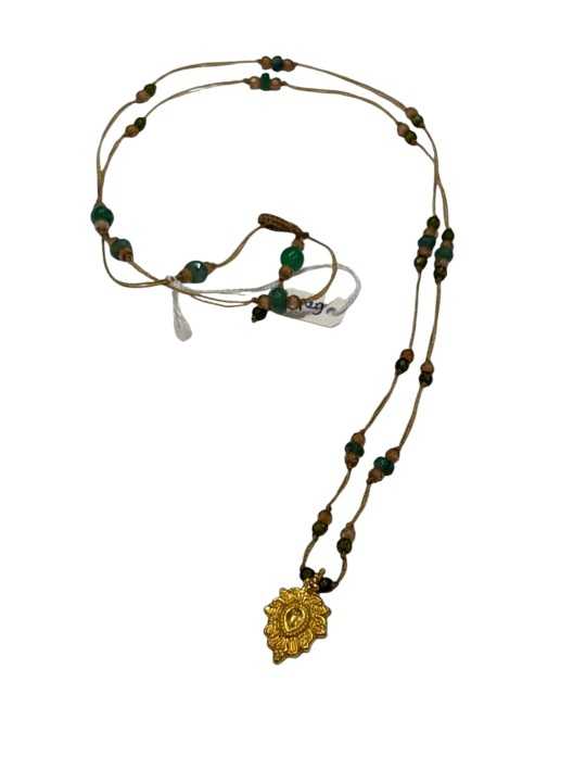 COLLIER GOLDIE CHARM NEW 18CT GOLN MULTI SHARING Jewerly Strasbourg focus 1