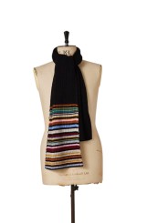 Echarpe bayadère laine 30 x170 cm Paul Smith Femme W1A 251F T812 92 boutique Strasbourg accessoire mode shop france store look