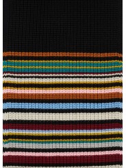 Echarpe bayadère laine 30 x170 cm Paul Smith Femme W1A 251F T812 92 boutique Strasbourg accessoire mode shop France store détail