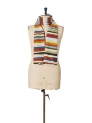 Echarpe baya large camel surpiqué côté Paul Smith Femme W1A 251GN W324 92 boutique Strasbourg accessoire mode shop vue