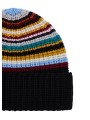 Bonnet bayadère laine Paul Smith Femme homme W1A 480F T812 92 boutique Strasbourg accessoire mode shop détail