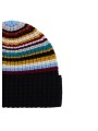 Bonnet bayadère laine Paul Smith Femme homme W1A 480F T812 92 boutique Strasbourg accessoire mode shop vue