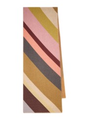 Echarpe swirl rose choco laine cachemire 35x185cm Paul Smith Femme W1A 250P W248 90 boutique Strasbourg mode accessoire shop a