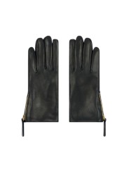 Gants cuir noir zip côté Paul Smith Femme W1A 430GL W226 79 boutique Strasbourg France accessoire shop mode back