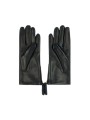 Gants cuir noir zip côté Paul Smith Femme W1A 430GL W226 79 boutique Strasbourg France accessoire shop mode front