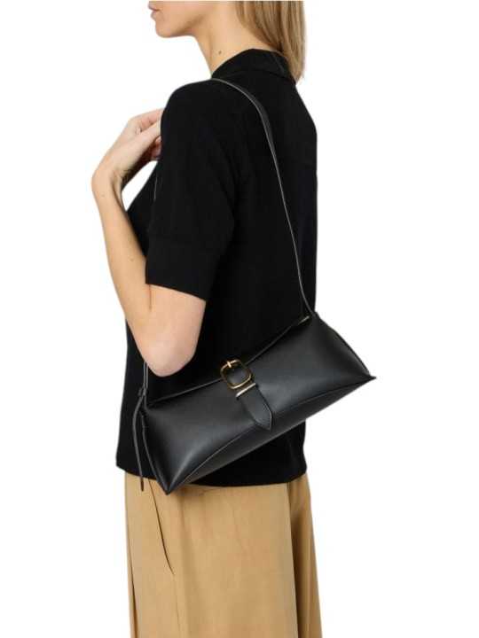 Sac baguette cuir noir Paul Smith femme W1A 8357 WSTRUC 69 boutique accessoire mode shop Strasbourg bag porté