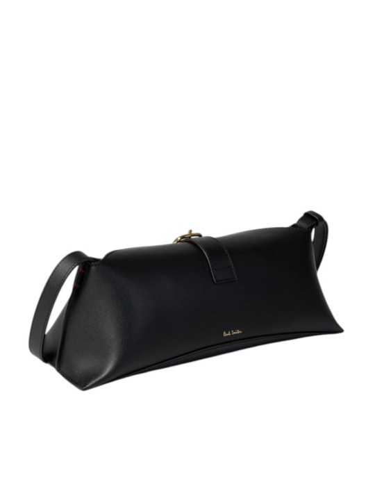 Sac baguette cuir noir Paul Smith femme W1A 8357 WSTRUC 69 boutique accessoire mode shop Strasbourg bag side