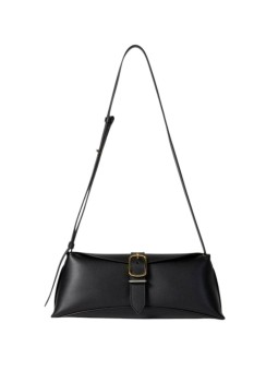 Sac baguette cuir noir Paul Smith femme W1A 8357 WSTRUC 69 boutique accessoire mode shop Strasbourg bag front