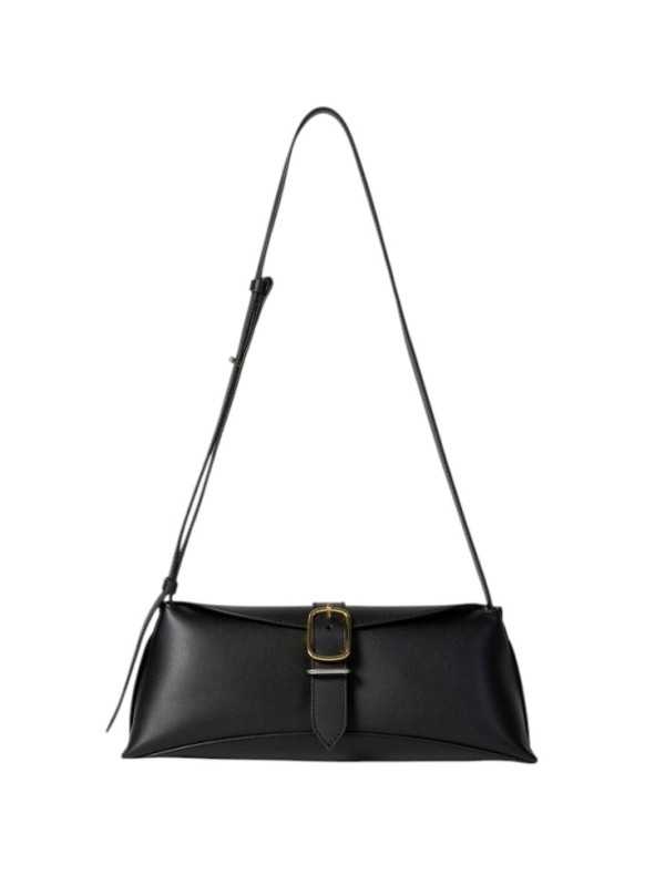 Sac baguette cuir noir Paul Smith femme W1A 8357 WSTRUC 69 boutique accessoire mode shop Strasbourg bag front