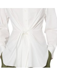 Chemise blanche noeud taille coton Paul Smith Femme W1R 411B W30589 02 boutique Strasbourg France mode vêtement shop shirt dos