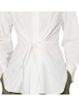 Chemise blanche noeud taille coton Paul Smith Femme W1R 411B W30589 02 boutique Strasbourg France mode vêtement shop shirt dos