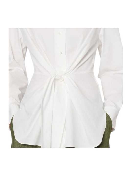 Chemise blanche noeud taille coton W1R 411B W30589 02 Paul Smith Femme