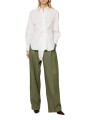 Chemise blanche noeud taille coton Paul Smith Femme W1R 411B W30589 02 boutique Strasbourg France mode vêtement shop shirt look