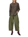 Pantalon ballon cargo kaki coton Paul Smith Femme W1R 412T W11307 36 boutique Strasbourg vêtement mode shop store look