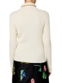 PULL COTELE COL ROULE ECRU POIGNETS BOUTONS BORDS BRONZE W1R 927N W11334 02 PAUL SMITH dos