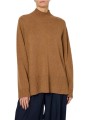 Pull tunique camel col montant fente bas Paul Smith Femme W1R 932N W11333 65 boutique Strasbourg France vêtement shop mode front