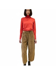 Pull orange col roulé boutonné arrière Paul Smith Femme W1R 954N W11271 16 boutique vêtement mode store shop Strasbourg look1
