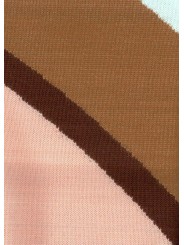 PULL COURT SWIRL ROSE CHOCO MULTI W1R 966N W11348 21 PAUL SMITH FEMME tissu
