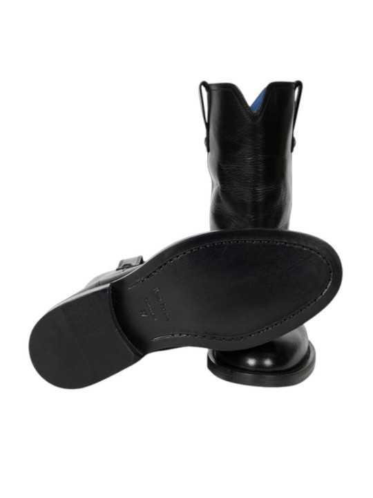 Santiags cuir noir Paul Smith Femme W1S CBL01 WCLF 79 boutique Strasbourg shoes store shop vue