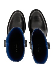 Santiags cuir noir Paul Smith Femme W1S CBL01 WCLF 79 boutique Strasbourg shoes store shop dessus