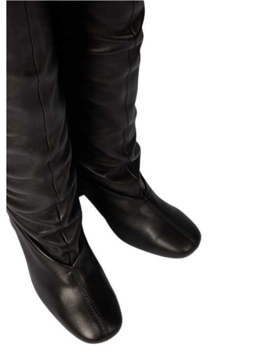 Cuissardes noir plissées talon rond dégradé Paul Smith Femme W1S MLS01 WLEA 79 boutique Strasbourg shoes shop store vue