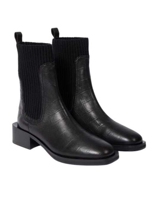 Boots Chelsea chaussettes embossé croco Matola Paul Smith Femme W1S MAT03 WLEA 79 boutique Strasbourg shop store shoes front