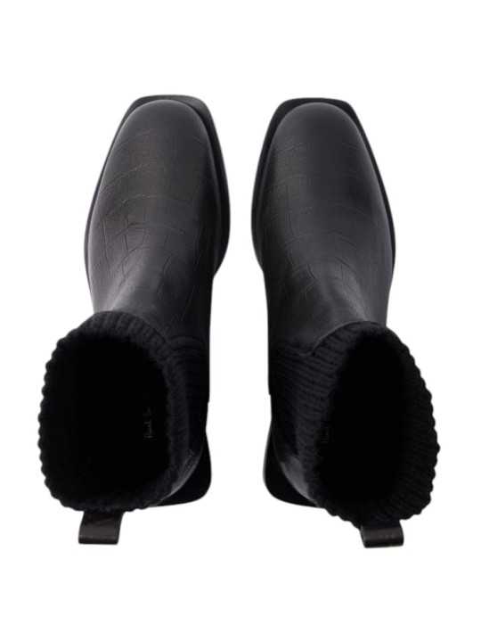Boots Chelsea chaussettes embossé croco Matola Paul Smith Femme W1S MAT03 WLEA 79 boutique Strasbourg shop store shoes vue