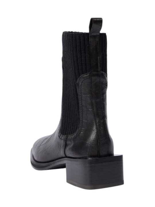 Boots Chelsea chaussettes embossé croco Matola Paul Smith Femme W1S MAT03 WLEA 79 boutique Strasbourg shop store shoes back
