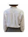 Chemise rayée écru ciel col froufrous lyocell soie Paul Smith femme W1R 407B W03197 08 boutique Strasbourg mode vêtement shop 3