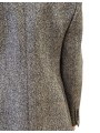 VESTE HARRIS TWEED CHEVRON BRUN ECRU CROISEE 1 BOUTON W1R 449JA W03205 61 PAUL SMITH