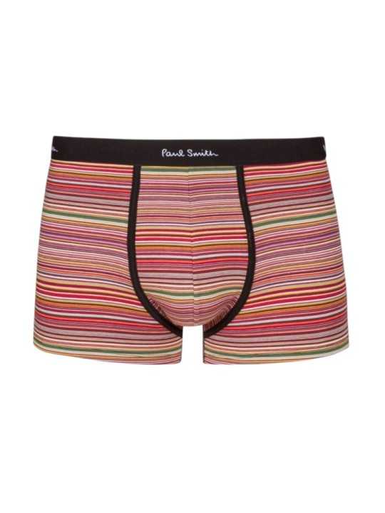 Pack boxers noir blanc baya rouge Paul Smith Homme M1A 914 M3PKK 1A boutique Strasbourg slips shop store mode rayé