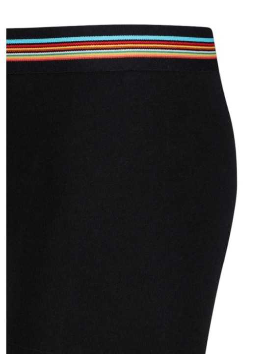 Pack boxers noir navy blanc élastique rayé Paul Smith Homme M1A 915 P3PK66 1A boutique STrasbourg store accessoire slip z noir