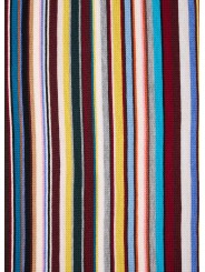 Echarpe fine rayée baya bleu jaune Paul Smith Homme M1A 151F T542 92A boutique Strasbourg accessoire store shop scarf zoom