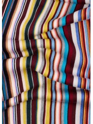 Echarpe fine rayée baya bleu jaune Paul Smith Homme M1A 151F T542 92A boutique Strasbourg accessoire store shop scarf style