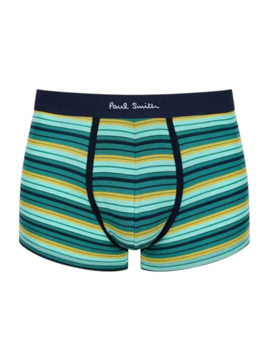 Pack boxer rayé vert noir fruits noir bande vert Paul Smith Homme M1A 914 W3PK93 1A boutique slips Strasbourg shop store rayé