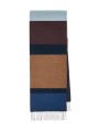 Echarpe bandes ciel marron camel 35x180 Paul Smith Homme M1A 150C W198 47 boutique accessoire Strasbourg shop store front