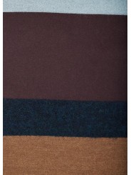 Echarpe bandes ciel marron camel 35x180 Paul Smith Homme M1A 150C W198 47 boutique accessoire Strasbourg shop store zoom