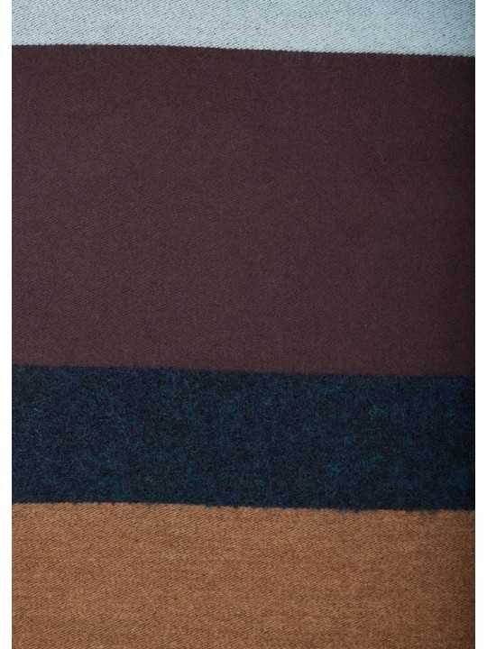 Echarpe bandes ciel marron camel 35x180 Paul Smith Homme M1A 150C W198 47 boutique accessoire Strasbourg shop store zoom