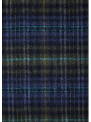 Echarpe tartan bleu vert ou unie navy 30x180 Paul Smith Homme M1A 150K W236 47 boutique accessoire Strasbourg shop store zoom