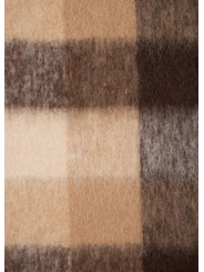 Echarpe épaisse carreaux choco sable 26x220 Paul Smith Homme M1A 150T W210 62 zoom