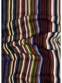 Echarpe fine rayée baya marron vert Paul Smith Homme M1A 151F W102 47 boutique Strasbourg accessoire shop store style