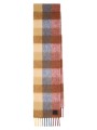 Echarpe épaisse damier brique camel bleu 26x220 Paul Smith Homm W1A 250T W216 21 boutique Strasbourg accessoire shop store front