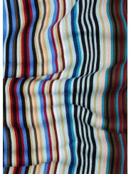 Echarpe fine rayée baya bleu jaune Paul Smith Homme M1A 151F T542 92A boutique Strasbourg accessoire store shop scarf style