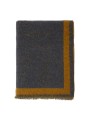 Plaid gris jaune Paul Smith Book Club 135x177cm Paul Smith Homme M1A 153T W239 76 boutique Strasbourg déco shop store vue