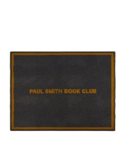 Plaid gris jaune Paul Smith Book Club 135x177cm Paul Smith Homme M1A 153T W239 76 boutique Strasbourg déco shop store front