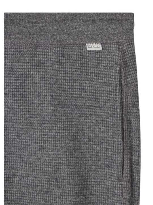 Pantalon jogging pied de poule gris Paul Smith Homme M1A 373M W315 70 boutique Strasbourg vêtement sport shop store zoom