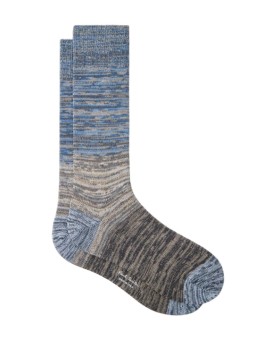 Chaussettes chinées ciel taupe Paul Smith Homme M1A 380CI W142 71 boutique Strasbourg accessoire shop store flat